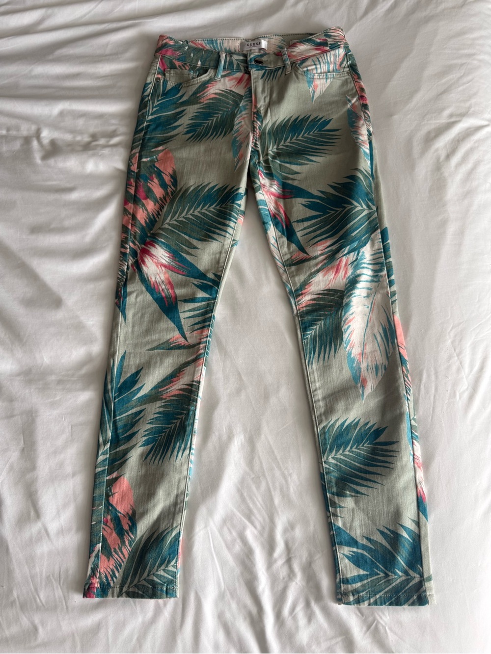 Guess Tropical Print Jeans